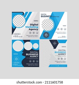 Creative and Modern Social media post template design