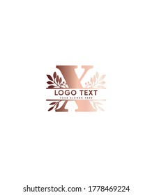 Creative modern split monogram letter type X logo template, vector logo for business and company identity 