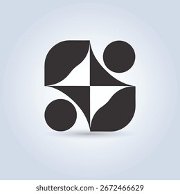 Creative, modern startup logo design template