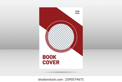 Creative and modern style book cover design template