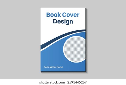 Creative and modern style book cover design template