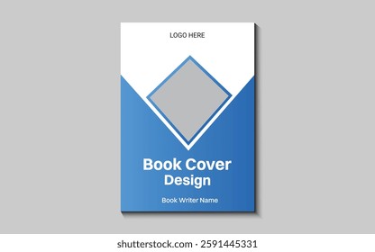 Creative and modern style book cover design template