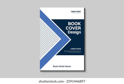 Creative and modern style book cover design template