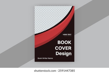 Creative and modern style book cover design template