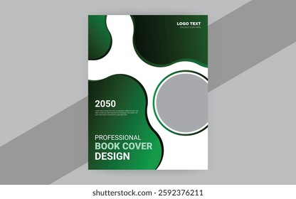 Creative and modern style book cover design template