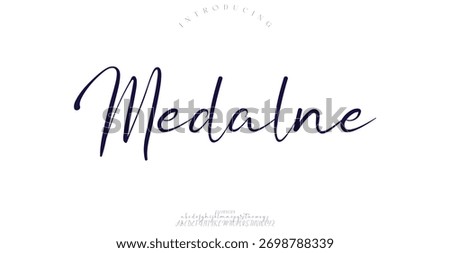 creative modern stylish calligraphy letter logo design