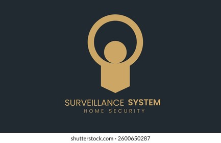 Creative and Modern Surveillance System Logo Vector Design for Security and Monitoring Solutions