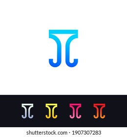 Creative Modern T Letter Logo Design - T Letter Logo Design Vector - Unique T Logo Design Template