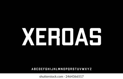 Creative modern technology alphabet fonts. Abstract typography urban sport, techno , fashion, digital, future creative logo font.