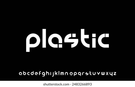 Creative modern technology alphabet fonts. Abstract typography urban sport, techno, fashion, digital, future creative logo font. vector illustration