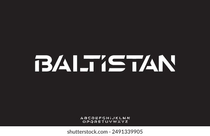 Creative modern technology alphabet fonts. Abstract typography urban sport, techno, fashion, digital, future creative logo font. vector illustration