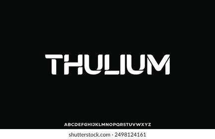 Creative modern technology alphabet fonts. Abstract typography urban sport, techno , fashion, digital, future creative logo font.