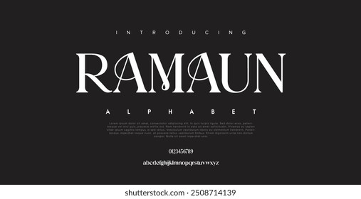 Creative modern technology alphabet fonts. Abstract typography urban sport, techno , fashion, digital, future creative logo font.