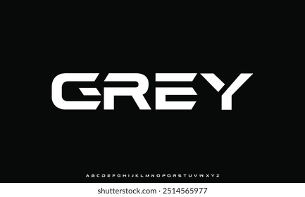 Creative modern technology alphabet fonts. Abstract typography urban sport, techno, fashion, digital, future creative logo font. vector illustration