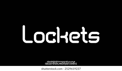Creative modern technology alphabet fonts. Abstract typography urban sport, techno , fashion, digital, future creative logo font. vector illustration