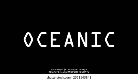 Creative modern technology alphabet fonts. Abstract typography urban sport, techno , fashion, digital, future creative logo font. vector illustration