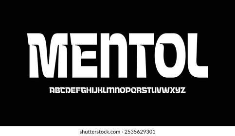 Creative modern technology alphabet fonts. Abstract typography urban sport, techno , fashion, digital, future creative logo font. vector illustration
