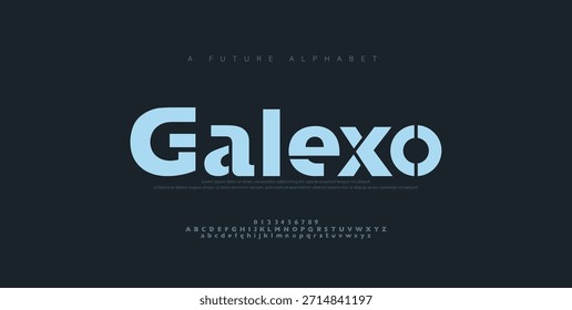 Fontes criativas e modernas do alfabeto de tecnologia. Tipografia abstrata esporte urbano, techno , moda, digital, futuro criativo logotipo fonte. ilustração vetorial