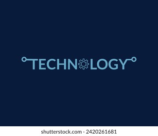 Creative Modern Technology logo design. creative logo design eps10.
