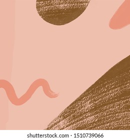 Creative Modern Texture. Contemporary shapes art. Composition with abstract painting in pastel colors. Design for banner, poster, event planner, wedding decor, social media content. 