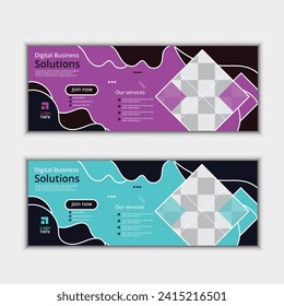 Creative and modern travel banner
