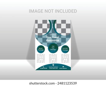 Creative Modern Travel Flyer Design