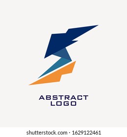 Creative modern trendy stylish circular shaped sports brands. S initial based letter icon logo.