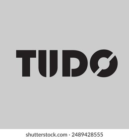 Creative modern Tudo letter design 