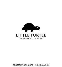 Creative modern turtle animal logo design template Vector illustration