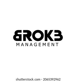 Creative modern typography logo. Typography simple fashion modern unique logo font. letter B and E logo identity