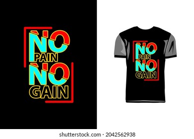 Creative and modern typography tshirt design
