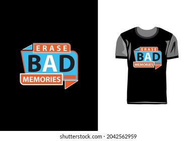 Creative and modern typography tshirt design
