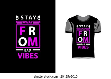 Creative and modern typography tshirt design