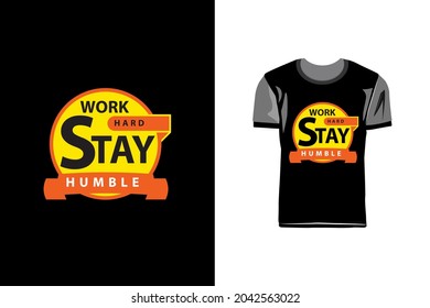 Kreatives und modernes T-Shirt-Design für Typografie