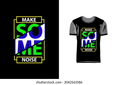 Diseño de camisetas de tipografía creativa y moderna