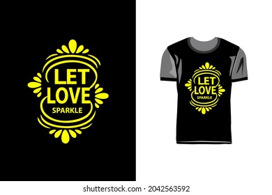 Creative and modern typography tshirt design