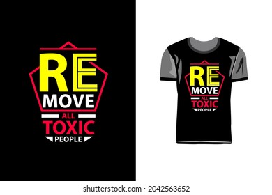 Creative and modern typography tshirt design