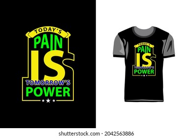 Creative and modern typography tshirt design