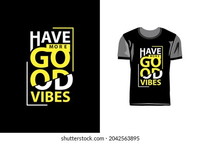 Creative and modern typography tshirt design