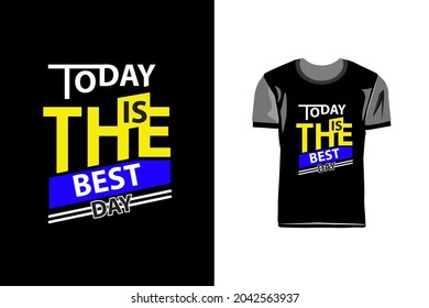 Creative and modern typography tshirt design