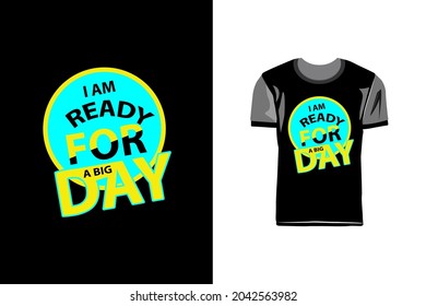 Creative and modern typography tshirt design