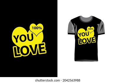 Creative and modern typography tshirt design