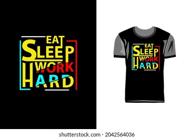 Creative and modern typography tshirt design