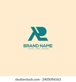 Creative modern unique letter PL LP logo design template - vector.