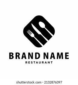 Creative modern and unique restaurant logo design