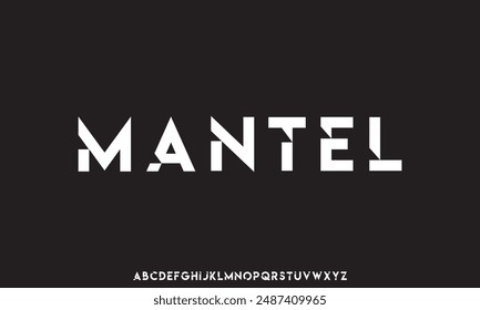 Creative modern urban alphabet font. Digital abstract, futuristic, fashion, sport, minimal technology typography.