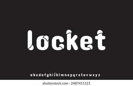 Creative modern urban alphabet font. Digital abstract, futuristic, fashion, sport, minimal technology typography.