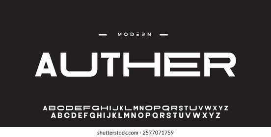 Creative modern urban alphabet font. Digital abstract moslem, futuristic, fashion, sport, minimal technology typography.  Simple numeric vector illustration