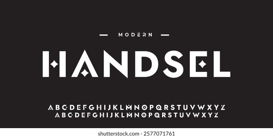 Creative modern urban alphabet font. Digital abstract moslem, futuristic, fashion, sport, minimal technology typography.  Simple numeric vector illustration