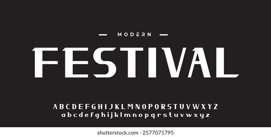 Creative modern urban alphabet font. Digital abstract moslem, futuristic, fashion, sport, minimal technology typography.  Simple numeric vector illustration